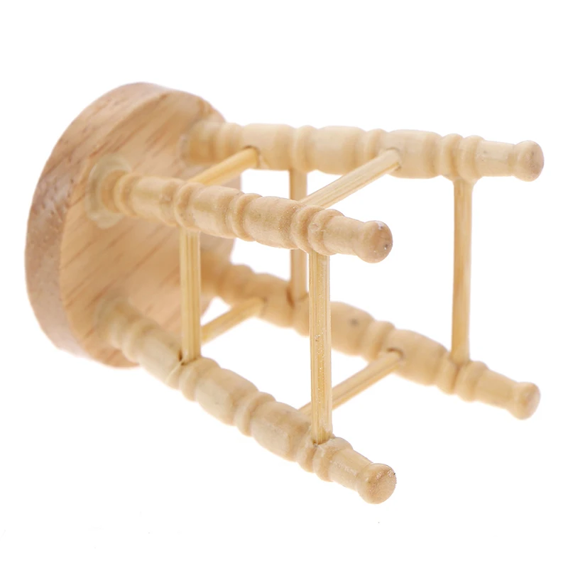 1/12 Dollhouse Miniature Accessories Mini Wooden Stool Simulation Chair Furniture Model Toys for Doll House Decoration
1/12 Dollhouse Miniature Accessories Mini Wooden Stool Simulation Chair Furniture Model Toys for Doll House Decoration