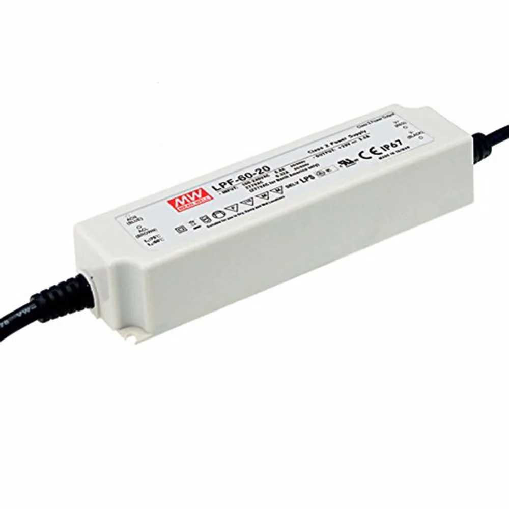 Оригинальный Meanwell LPF-60-24 60W 24V 2.5A постоянный ток источника питания PFC для светодиодный освещения
Оригинальный Meanwell LPF-60-24 60W 24V 2.5A постоянный ток источника питания PFC для светодиодный освещения