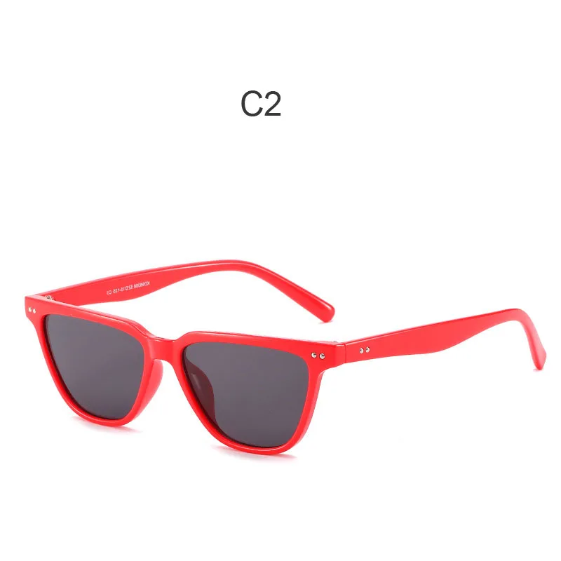 2019 винтажные классические солнцезащитные очки Женские пластиковые в большой
