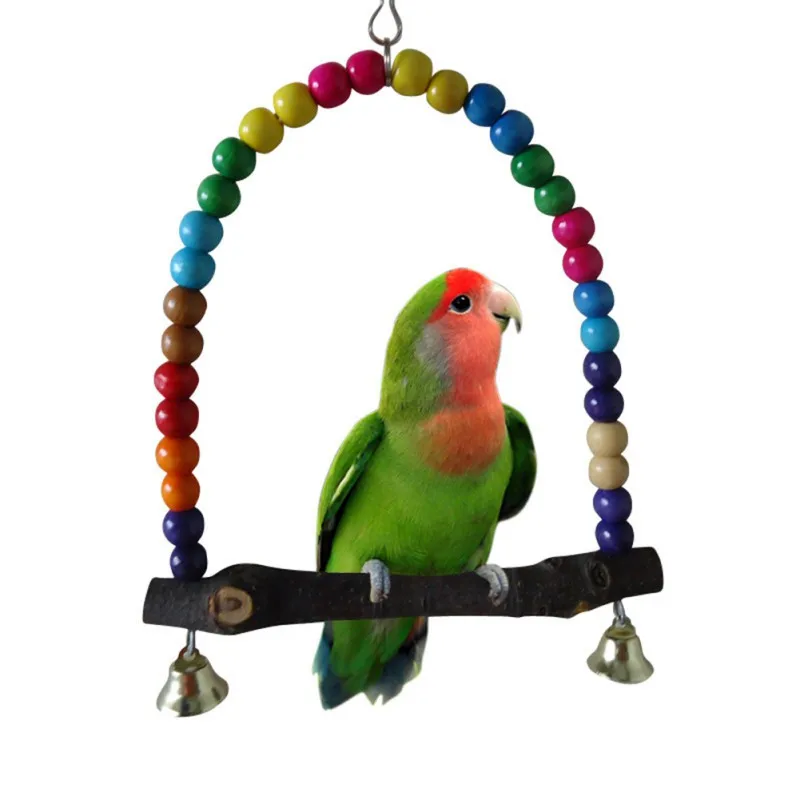 Colorful Wooden Toys Swinging Parrot Bird Cage Parakeet Cockatiel Budgie Birds Parrot Wood Toy Swings
Colorful Wooden Toys Swinging Parrot Bird Cage Parakeet Cockatiel Budgie Birds Parrot Wood Toy Swings