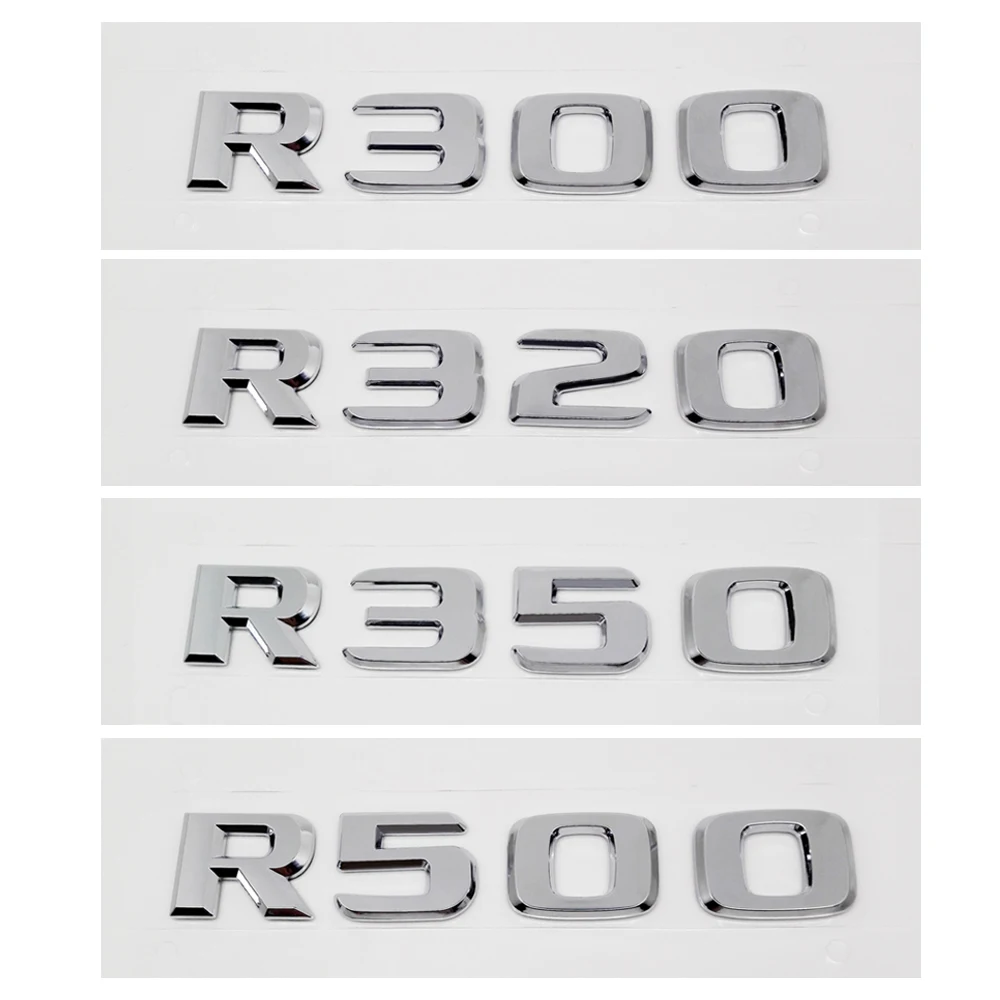 Car Accessories Number Trunk Emblem Plastic Letter Sticker Badge for Mercedes Benz R300 R320 R350 R500 W210 W211 W204 W205 W203
Car Accessories Number Trunk Emblem Plastic Letter Sticker Badge for Mercedes Benz R300 R320 R350 R500 W210 W211 W204 W205 W203