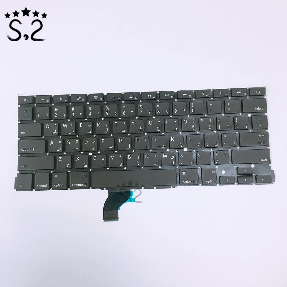 A1502 арабская клавиатура для Macbook Pro Retina 13 дюймов, новая Замена ноутбука 2013 2014 2015 года
A1502 арабская клавиатура для Macbook Pro Retina 13 дюймов, новая Замена ноутбука 2013 2014 2015 года