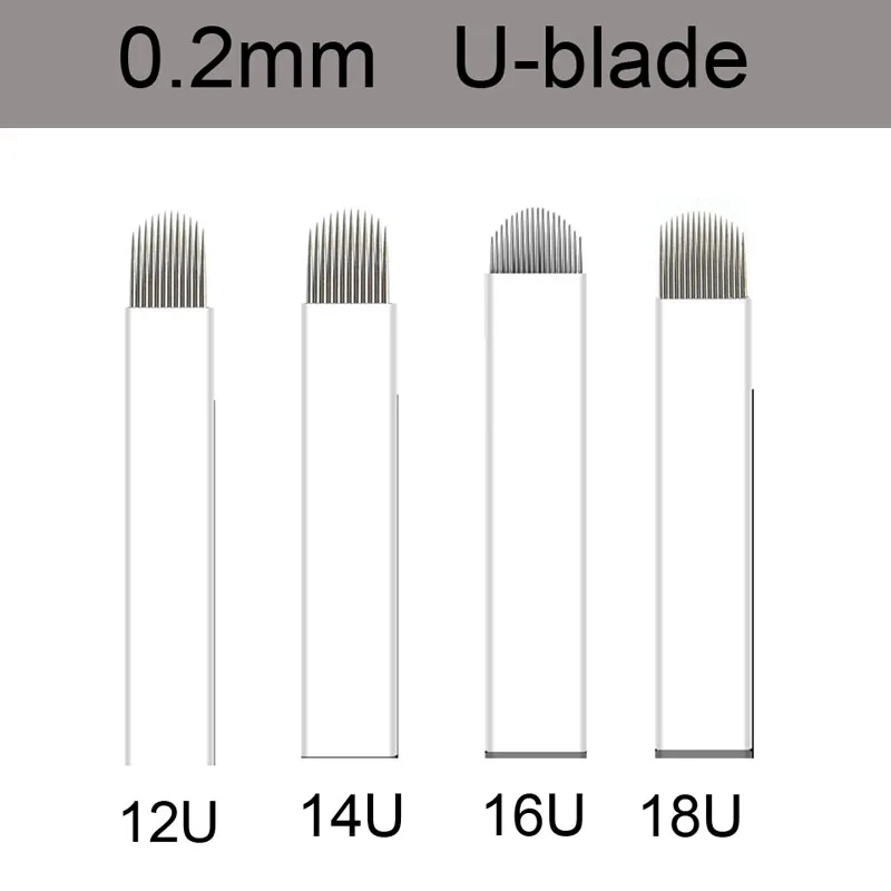 Hot item 0.2mm 12 Pin U Shape Eyebrow Tattoo Needles Blades Makeup Needles For 3D Permanent Makeup Manual Microblading Pen Free
Hot item 0.2mm 12 Pin U Shape Eyebrow Tattoo Needles Blades Makeup Needles For 3D Permanent Makeup Manual Microblading Pen Free