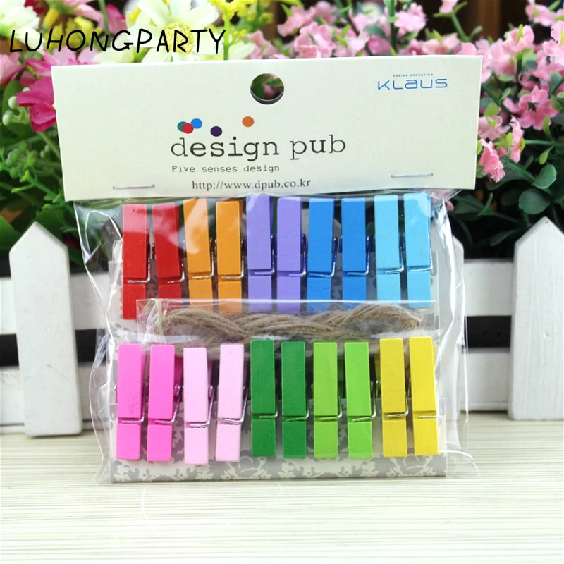 20PCS Colorful Rainbow Wooden Clothespin Office Supplies Photo Craft Clips DIY Clothes Paper Peg Party Decoration
20PCS Colorful Rainbow Wooden Clothespin Office Supplies Photo Craft Clips DIY Clothes Paper Peg Party Decoration