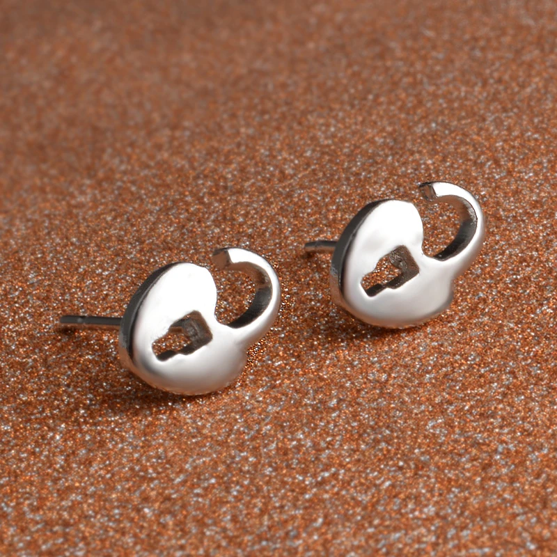 Promotion Prince 925 Sterling Silver Romantic Heat Lock Stud Earrings For Women Fashion Jewelry Wholesale Brincos Pendientes
Promotion Prince 925 Sterling Silver Romantic Heat Lock Stud Earrings For Women Fashion Jewelry Wholesale Brincos Pendientes