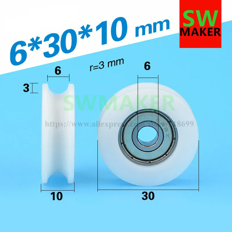 SWMAKER 6*30*10 мм POM/нейлоновая вогнутая сумка на колесо, стандартная Мебель с одним резервуаром и U-образным слотом, маленькая подвесная круглая ...
SWMAKER 6*30*10 мм POM/нейлоновая вогнутая сумка на колесо, стандартная Мебель с одним резервуаром и U-образным слотом, маленькая подвесная круглая ...
