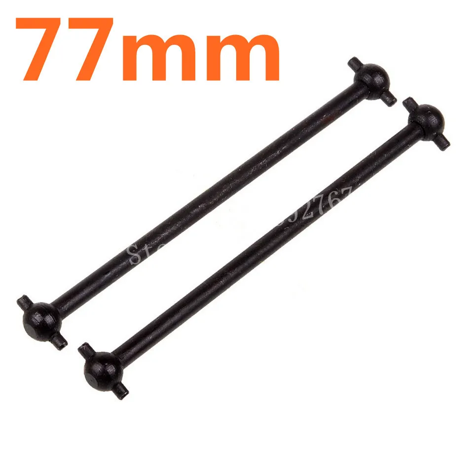 Аксессуары 08060 2 шт. Dogbone 77 мм для масштаба 1/10 внедорожник Nitro Power Advanced Truck 94188 MONSTER|spare