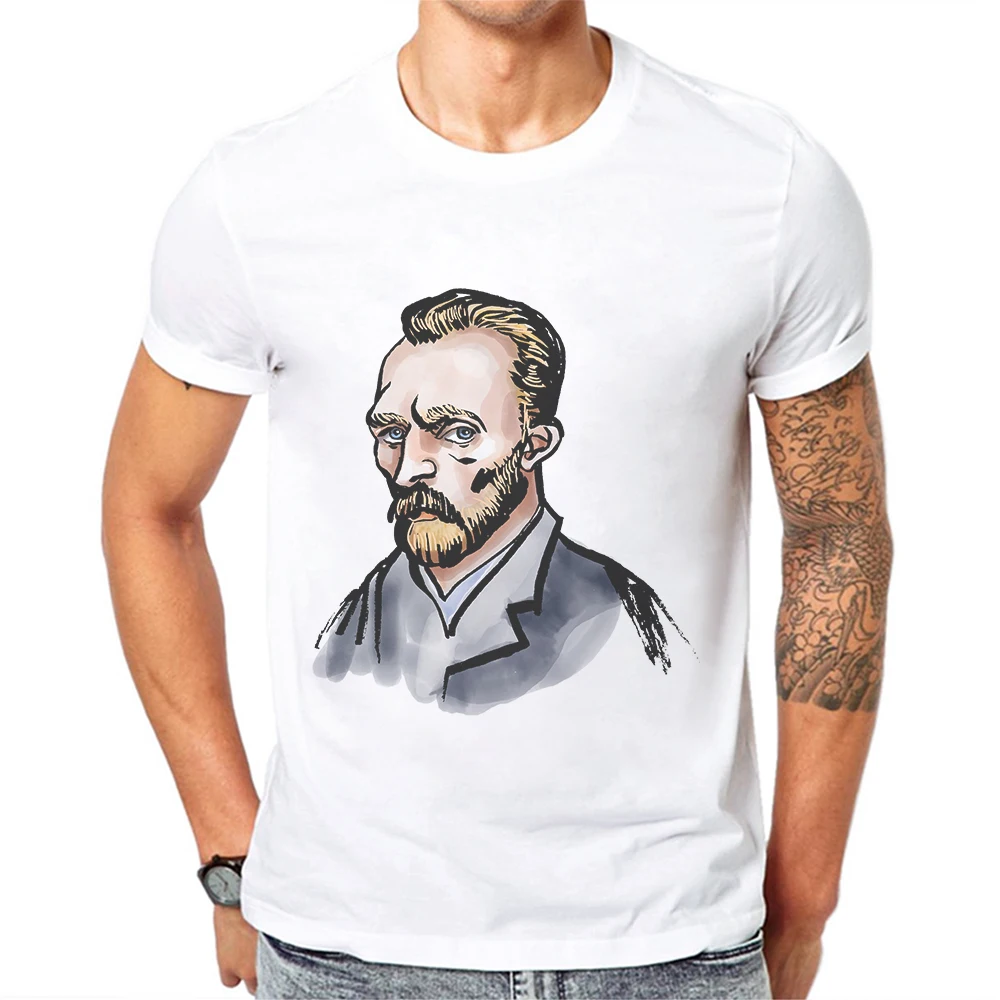 Hot Sale Mens T Shirts Fashion Cotton Short Sleeve O Neck T-Shirt Van Gogh Printing Hipster Tees Mens Shirts Playeras De Hombre
Hot Sale Mens T Shirts Fashion Cotton Short Sleeve O Neck T-Shirt Van Gogh Printing Hipster Tees Mens Shirts Playeras De Hombre