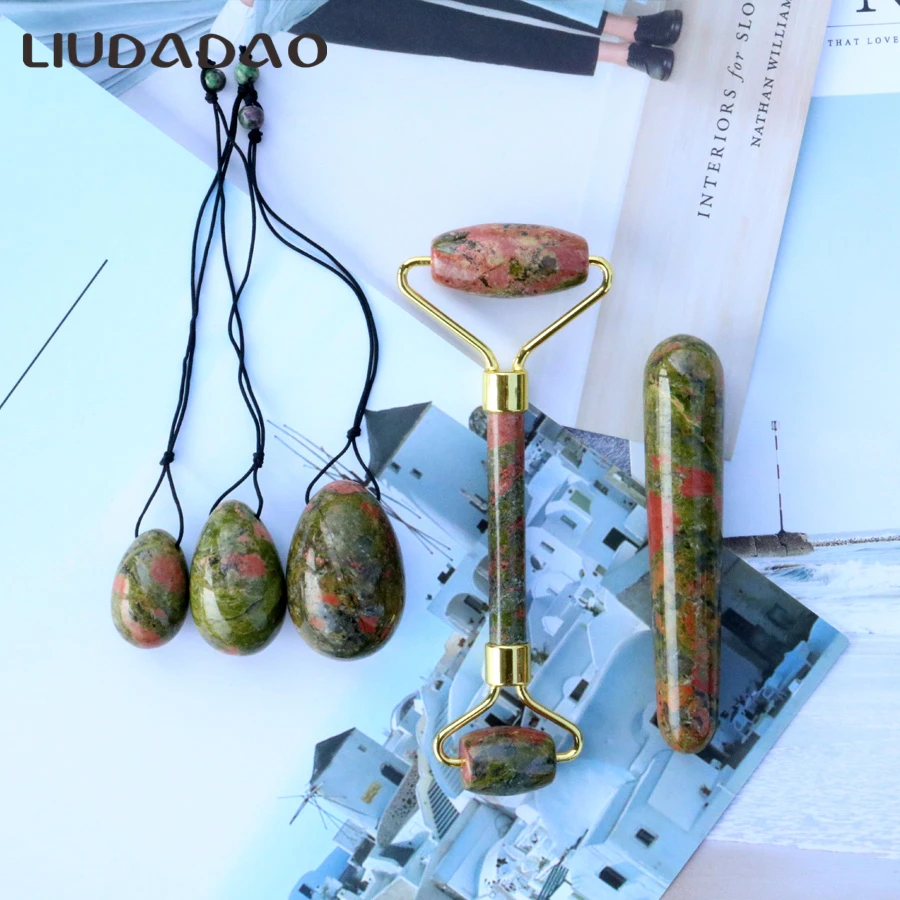 Массажер для лица из натурального унакита, нефрита, Йони, яиц, гуаша, палочки для расслабления, массажер для тела, спины, шеи, бигуди для ухода
Массажер для лица из натурального унакита, нефрита, Йони, яиц, гуаша, палочки для расслабления, массажер для тела, спины, шеи, бигуди для ухода