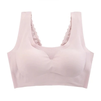 100 pcs Women Fitness Bra Thin Ice Silk Bra Seamless Padded Push Up Breathable Top Sexy Lace Back Bras
100 pcs Women Fitness Bra Thin Ice Silk Bra Seamless Padded Push Up Breathable Top Sexy Lace Back Bras