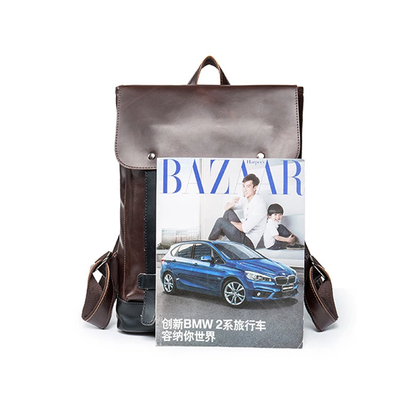 Men Business Style pu Leather Men Black Vintage Backpack Travel Bags Fashion Unisex School Backpacks For Teenage Travel Bag
Men Business Style pu Leather Men Black Vintage Backpack Travel Bags Fashion Unisex School Backpacks For Teenage Travel Bag