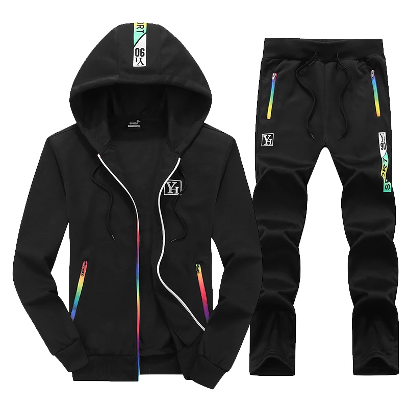 Casual Tracksuit Men Set 2019 Autumn Spring Two Piece Zip Hoodies Jacket+Pants Mens Track Suit Brand Clothes Male Sportwear Sets
Casual Tracksuit Men Set 2019 Autumn Spring Two Piece Zip Hoodies Jacket+Pants Mens Track Suit Brand Clothes Male Sportwear Sets
