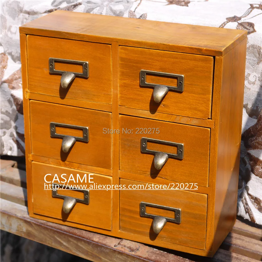 Zakka finishing retro vintage 6 desktop storage cabinet storage cabinet bronze handle drawer cabinet
Zakka finishing retro vintage 6 desktop storage cabinet storage cabinet bronze handle drawer cabinet