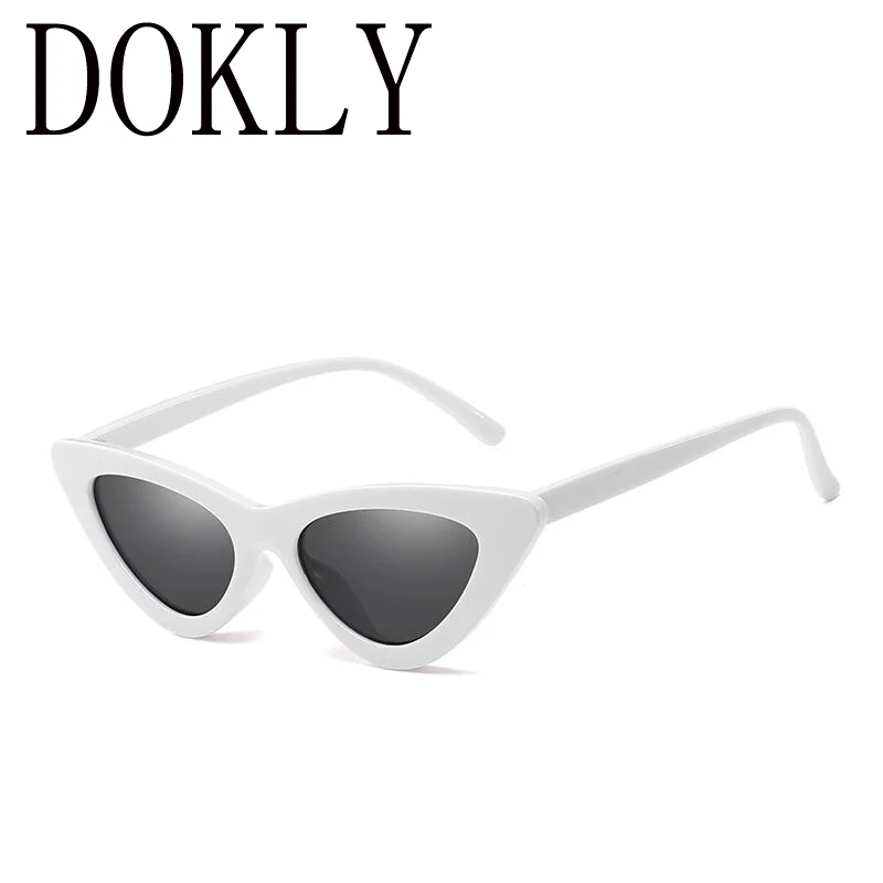 DOKLY Cute Sexy Retro Cateye white sunglasses women small triangle vintage sun glasses UV400
DOKLY Cute Sexy Retro Cateye white sunglasses women small triangle vintage sun glasses UV400