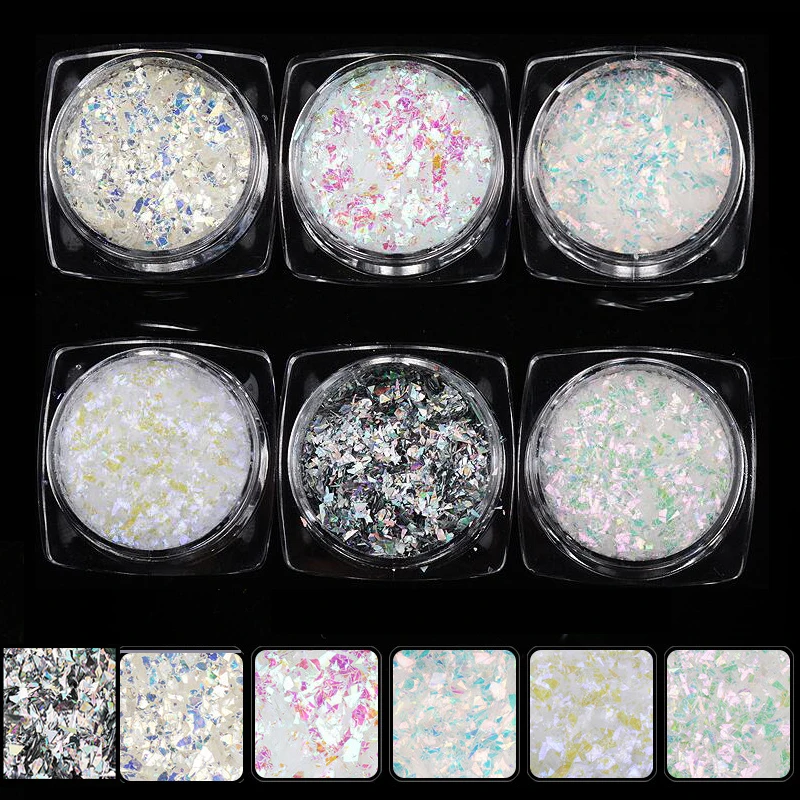 6 Colors Chameleon Chrome Nail Art Powder 6 Boxes Chameleon Flakes Nail Art Magic Effect Multi Chrome Ultra Fine Glitter Powder
6 Colors Chameleon Chrome Nail Art Powder 6 Boxes Chameleon Flakes Nail Art Magic Effect Multi Chrome Ultra Fine Glitter Powder