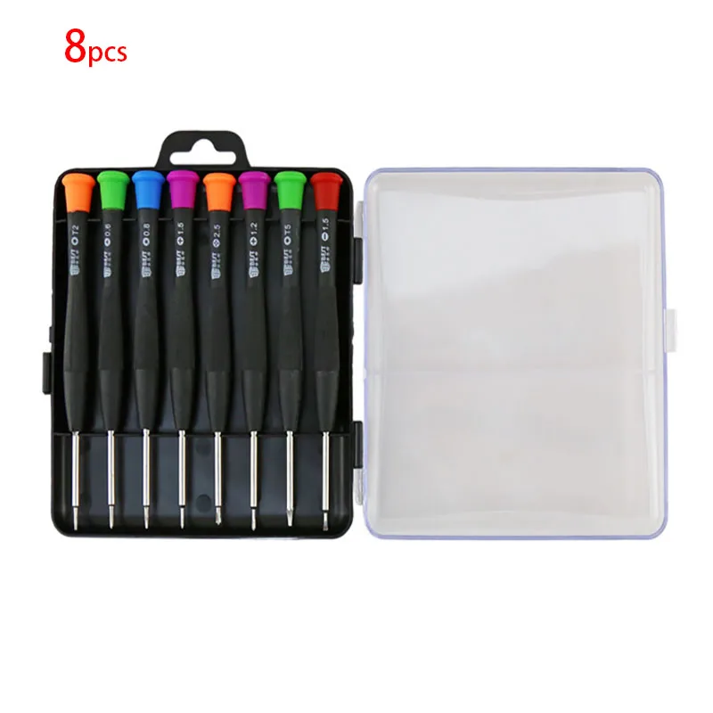 Multifunctional Precision Screwdriver 8pcs Set For iPhone Laptop Mini Electronic Screwdriver Bits Repair Tools Kit Set
Multifunctional Precision Screwdriver 8pcs Set For iPhone Laptop Mini Electronic Screwdriver Bits Repair Tools Kit Set