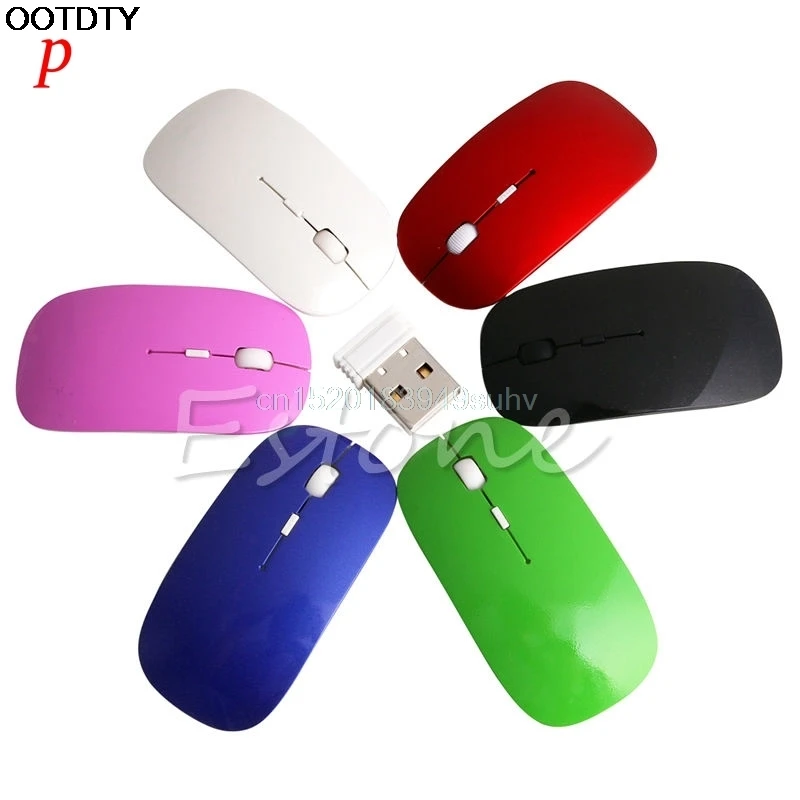 2.4GHz Wireless Ultra Thin Optical Scroll Mouse/Mice +USB Receiver For PC Laptop - New hot
2.4GHz Wireless Ultra Thin Optical Scroll Mouse/Mice +USB Receiver For PC Laptop - New hot