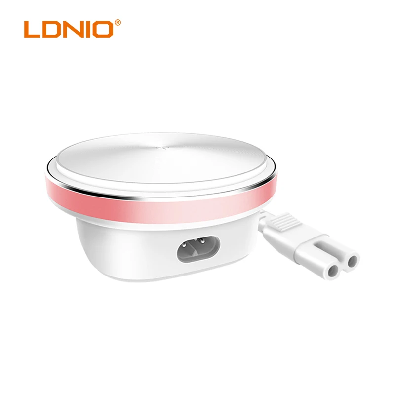 LDNIO A4406 4 порта белый и розовое золото обода цвет USB настольное зарядное устройство