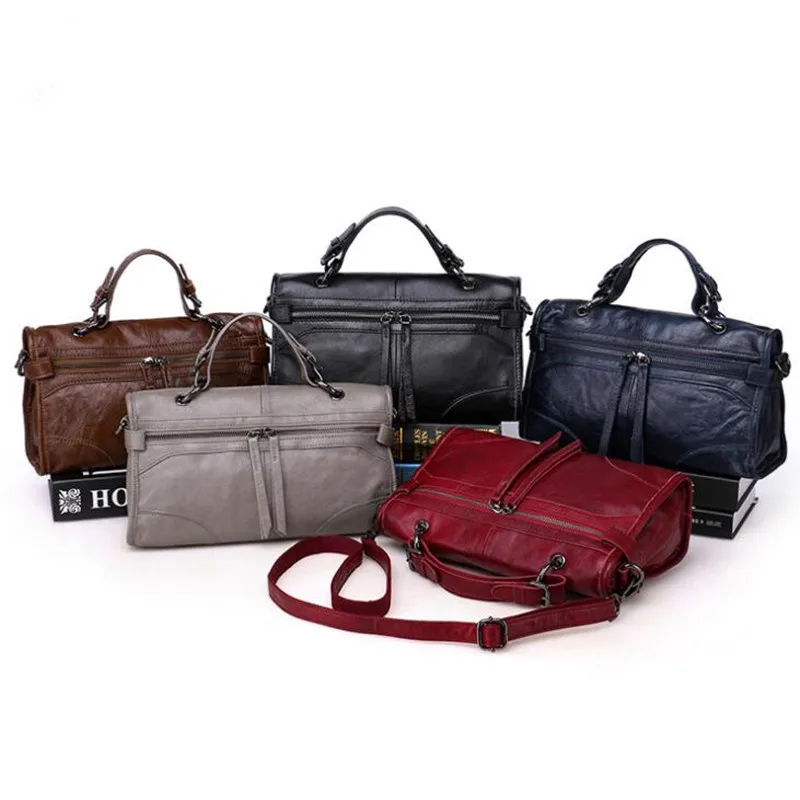 black cool women genuine leather handbags luxury designer shoulder bags high quality brand crossbody bags for women bolso mujer
black cool women genuine leather handbags luxury designer shoulder bags high quality brand crossbody bags for women bolso mujer