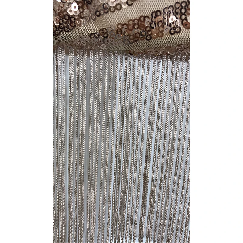 2021 New Arrivals Vintage Women Sexy Gold Summer Geometric Sequins Dress Tassels Sleeveless Elegant Slim Party Dresses Vestidos
2021 New Arrivals Vintage Women Sexy Gold Summer Geometric Sequins Dress Tassels Sleeveless Elegant Slim Party Dresses Vestidos