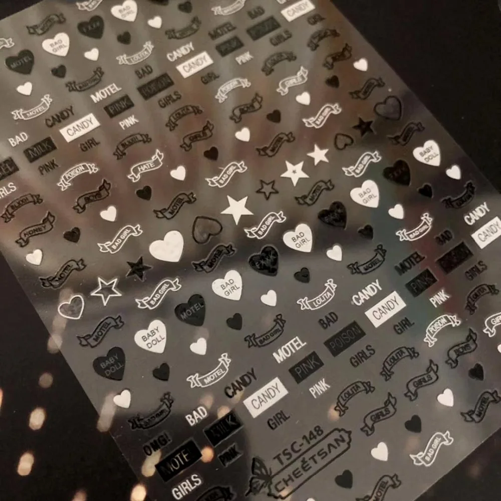 TSC 148 Cheetsan брендовые модные буквы 2018 новейшие 3d дизайн ногтей переводные наклейки