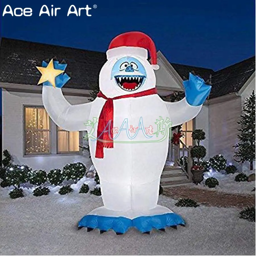 standing bumble abominable snowman with stars inflatable light decorations for indoor and outdoor yard
standing bumble abominable snowman with stars inflatable light decorations for indoor and outdoor yard