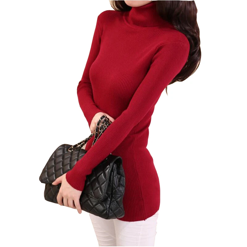 Jvzkass Autumn women 2019 new sweater long sweater long sleeve bottoming shirt female Slim high collar women's thick Z248
Jvzkass Autumn women 2019 new sweater long sweater long sleeve bottoming shirt female Slim high collar women's thick Z248