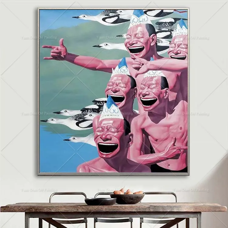 Many Art Painting Chinese Lauphing Funny Pretty Portrait 100% Handpainted Oil Painting Canva Wall Art For Living Room Decor
Many Art Painting Chinese Lauphing Funny Pretty Portrait 100% Handpainted Oil Painting Canva Wall Art For Living Room Decor