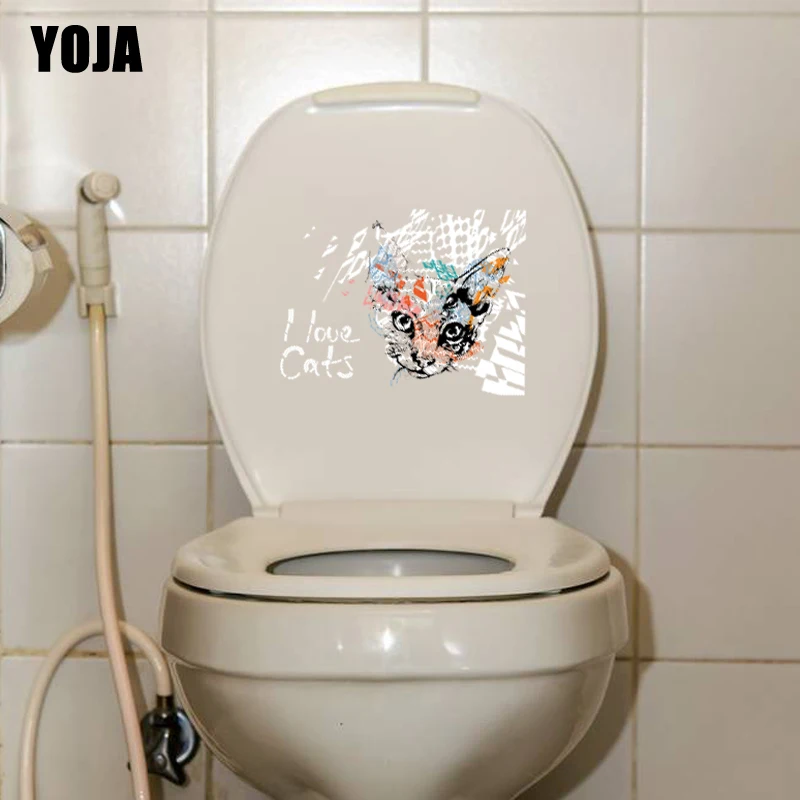 YOJA 23.9*18.1CM Cat Wall Sticker Animal Toilet Decal Modern Personality Bedroom Home Decoration T3-0434
YOJA 23.9*18.1CM Cat Wall Sticker Animal Toilet Decal Modern Personality Bedroom Home Decoration T3-0434