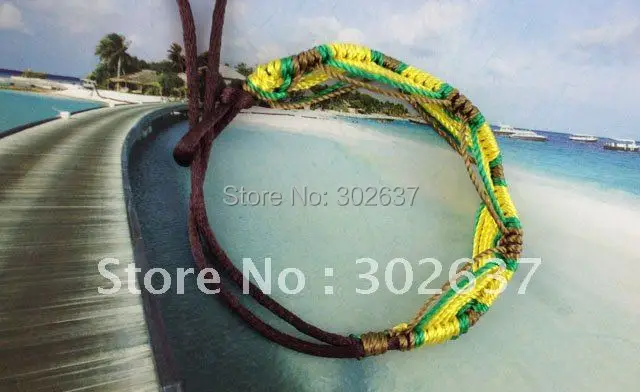 12 шт желтый/зеленый коричневый плетеные браслеты дружбы #20919|woven friendship bracelets|friendship