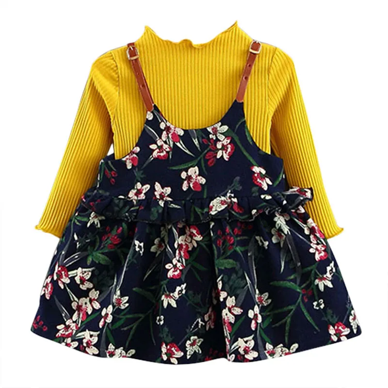 2Pcs Baby Girls Clothing Sets Long Sleeve Knitting Top + Floral Printed Belt Skirt Sets Kids Clothes
2Pcs Baby Girls Clothing Sets Long Sleeve Knitting Top + Floral Printed Belt Skirt Sets Kids Clothes