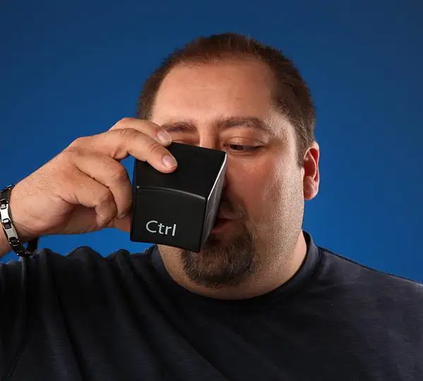 Горячая Распродажа портативная забавная клавиатура Ctrl ALT DEL контейнер для