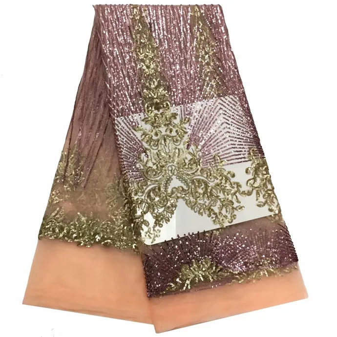 High Quality African Lace Fabric With Gold Sequins Tissu Indian Wedding Dress Fabric French Mesh Tulle Lace Material pink(6-19
High Quality African Lace Fabric With Gold Sequins Tissu Indian Wedding Dress Fabric French Mesh Tulle Lace Material pink(6-19
