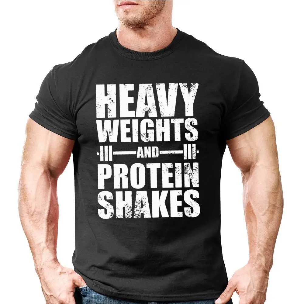 Men 2019 Summer Fashion Top Selling Heavy Weights and Protein Shakes | Uk Bodybuilding T-Shirt Gymer Workout Trainer O-Neck Tee
Men 2019 Summer Fashion Top Selling Heavy Weights and Protein Shakes | Uk Bodybuilding T-Shirt Gymer Workout Trainer O-Neck Tee