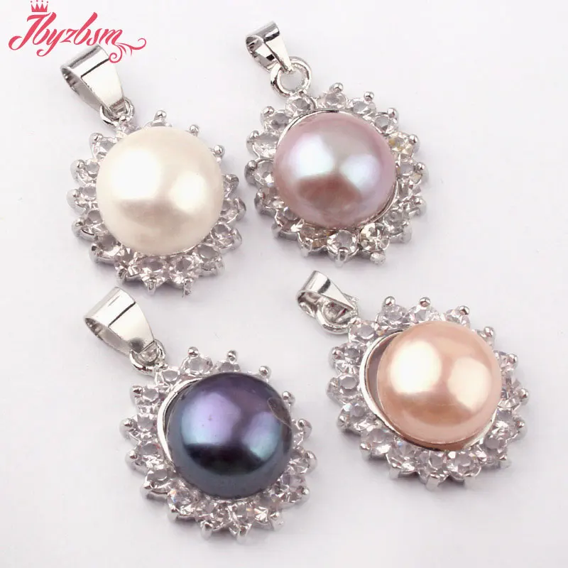 10mm Natural Round Freshwater Pearl CZ Crystal Beads Tibetan Silver For Women Christmas Gift Fashion Pendant 1 Pc 15x18mm
10mm Natural Round Freshwater Pearl CZ Crystal Beads Tibetan Silver For Women Christmas Gift Fashion Pendant 1 Pc 15x18mm