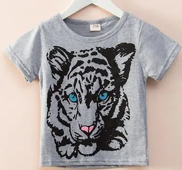 Girls Tops summer 100% Cartoon baby clothing tiger Kids menino short sleeve T Shirts Children Tees baby Girls/Boy's t shirt
Girls Tops summer 100% Cartoon baby clothing tiger Kids menino short sleeve T Shirts Children Tees baby Girls/Boy's t shirt