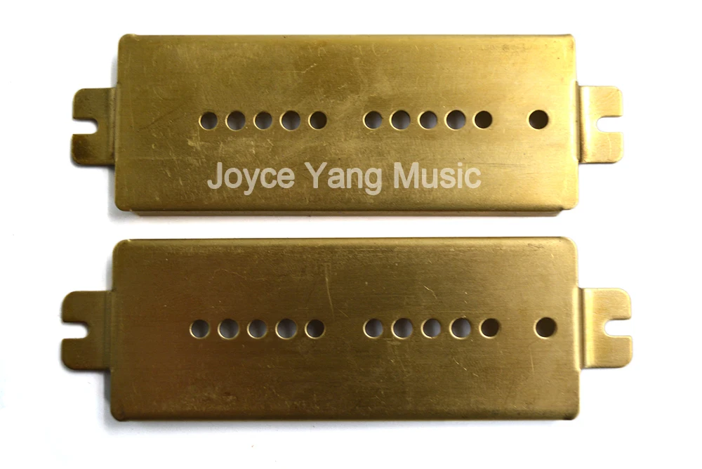 

1 Set of 2pcs Niko DESF P90 Soapbar Humbucker Pickup Brass Baseplate 50/52mm Free Shipping Wholesales