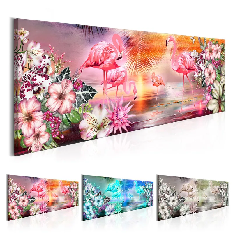 HD Print Flamingo Canvas Painting Colorful Flower Poster Natural Scenery Wall Art Picures for Bedroom or Living Room Decor
HD Print Flamingo Canvas Painting Colorful Flower Poster Natural Scenery Wall Art Picures for Bedroom or Living Room Decor