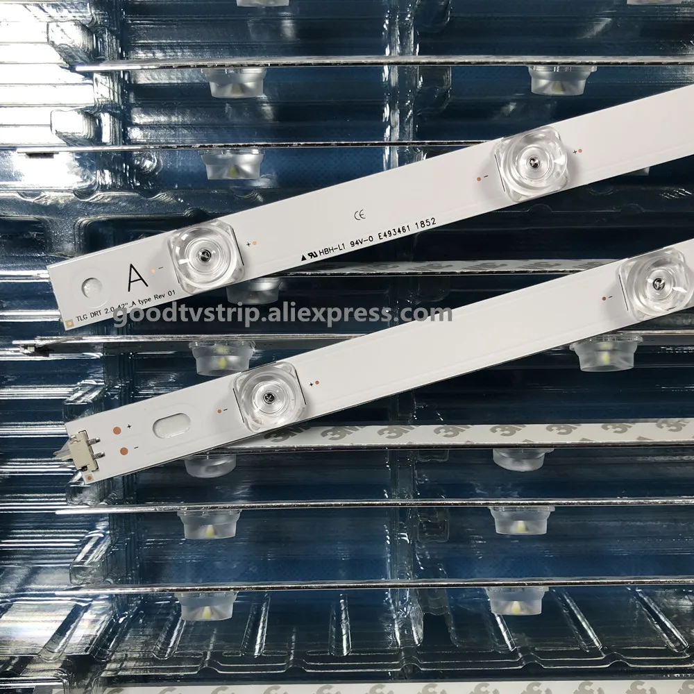 100% NEW 8 PCS(4*A,4*B) LED strips substituted new for LG INNOTEK DRT 3.0 42"-A/B Type 6916L 1709B 1710B 1957E 1956E 6916L-1956A
100% NEW 8 PCS(4*A,4*B) LED strips substituted new for LG INNOTEK DRT 3.0 42"-A/B Type 6916L 1709B 1710B 1957E 1956E 6916L-1956A