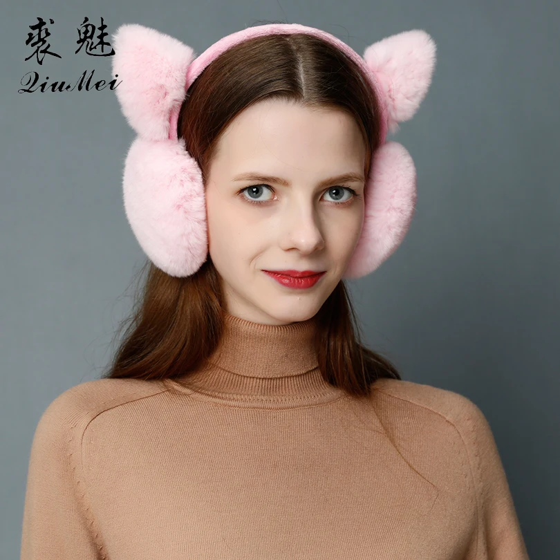 Winter Warm Real Fur Ear Protector Cute Cat Ear Earflap Rabbit Fur Earmuff For Girls Ear Flap Ladies Plush Ear Muffs Women
Winter Warm Real Fur Ear Protector Cute Cat Ear Earflap Rabbit Fur Earmuff For Girls Ear Flap Ladies Plush Ear Muffs Women