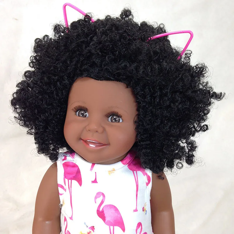 African American black babies girl doll 18"45cm full vinyl body silicone reborn baby l.o.l dolls child bebe gift reborn menina
African American black babies girl doll 18"45cm full vinyl body silicone reborn baby l.o.l dolls child bebe gift reborn menina