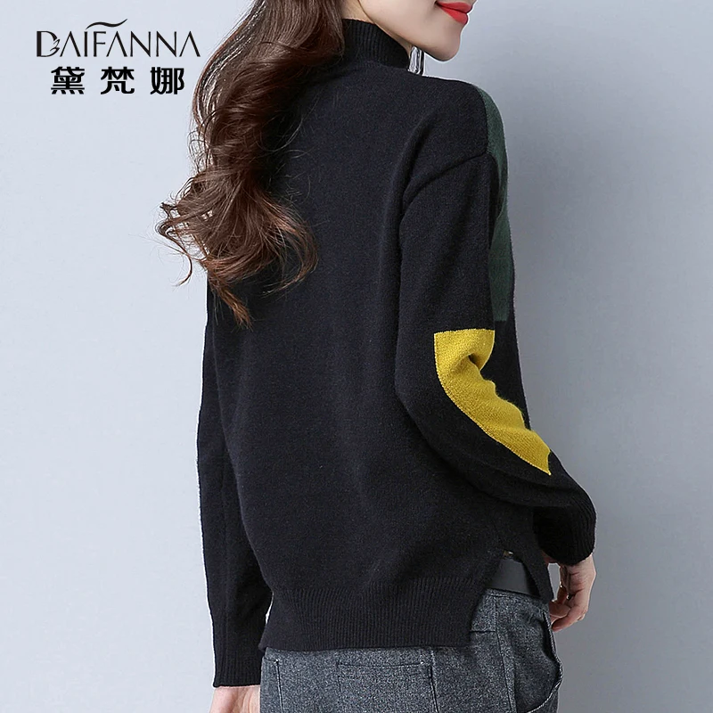 Knitted Women's Pullover Half-high-collar Bottom Shirt Fall and Winter 2020 New Long Sleeve Loose Coloured Sweaters
Knitted Women's Pullover Half-high-collar Bottom Shirt Fall and Winter 2020 New Long Sleeve Loose Coloured Sweaters