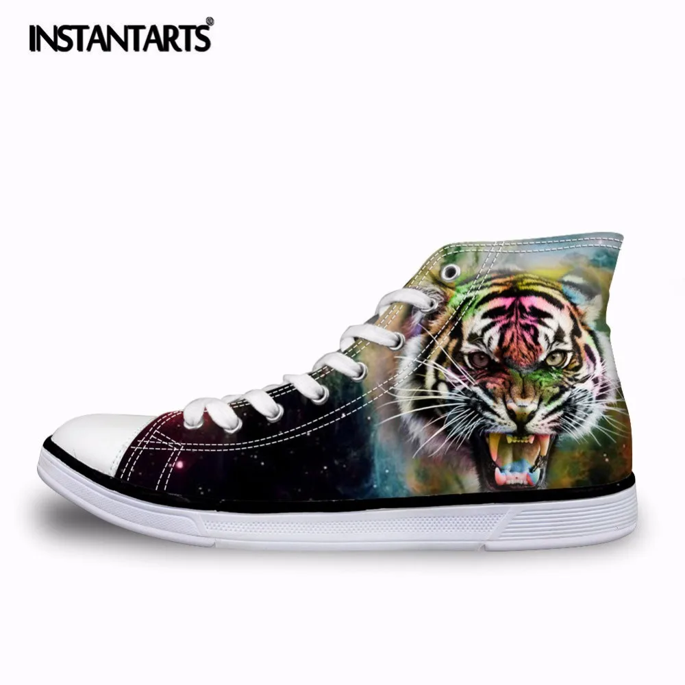 INSTANTARTS Galaxy Animal Printed Women Vulcanize Shoes Tiger Wolf Pattern High-top Canvas Shoes Female Stylish Flat Shoes Girls
INSTANTARTS Galaxy Animal Printed Women Vulcanize Shoes Tiger Wolf Pattern High-top Canvas Shoes Female Stylish Flat Shoes Girls