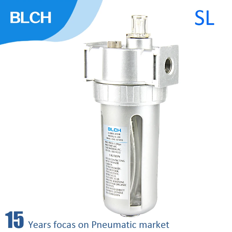 BLCH air filter FRL regulator lubricator combination SL200 300 400 AIR OILER PNEUMATIC OIL FOG LUBRICATOR BSP 1/4" 3/8" 1/2"
BLCH air filter FRL regulator lubricator combination SL200 300 400 AIR OILER PNEUMATIC OIL FOG LUBRICATOR BSP 1/4" 3/8" 1/2"