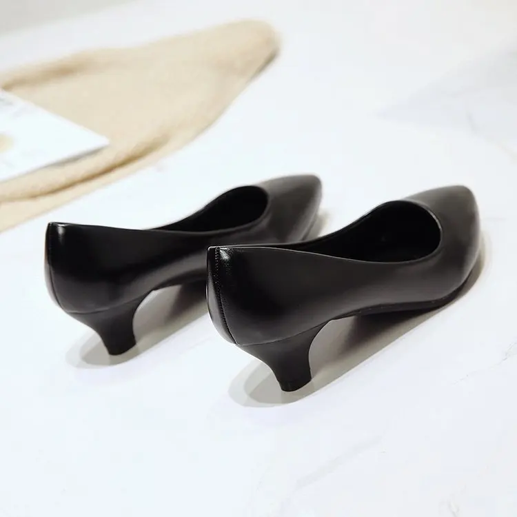 Women Pumps Shoes Concise PU Leather 3cm & 5cm & 7cm Thin High Heels Solid Pointed Toe Slip-On Shallow Lady Office Female Shoes
Women Pumps Shoes Concise PU Leather 3cm & 5cm & 7cm Thin High Heels Solid Pointed Toe Slip-On Shallow Lady Office Female Shoes