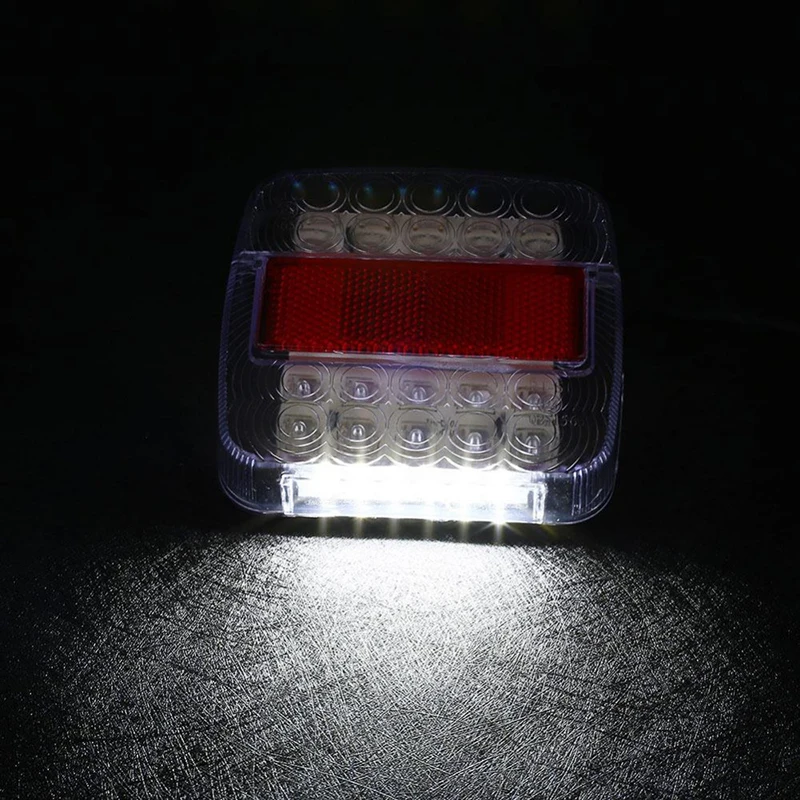1Pair 20LED Car Rear Tail Lights Red Yellow Stop Turn Signal Light Number Plate Lamp for 12V Truck Trailer Caravan RV
1Pair 20LED Car Rear Tail Lights Red Yellow Stop Turn Signal Light Number Plate Lamp for 12V Truck Trailer Caravan RV