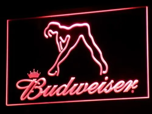 A133 Budweiser экзотические танцовщицы стриппер бар светодиодсветильник неоновые