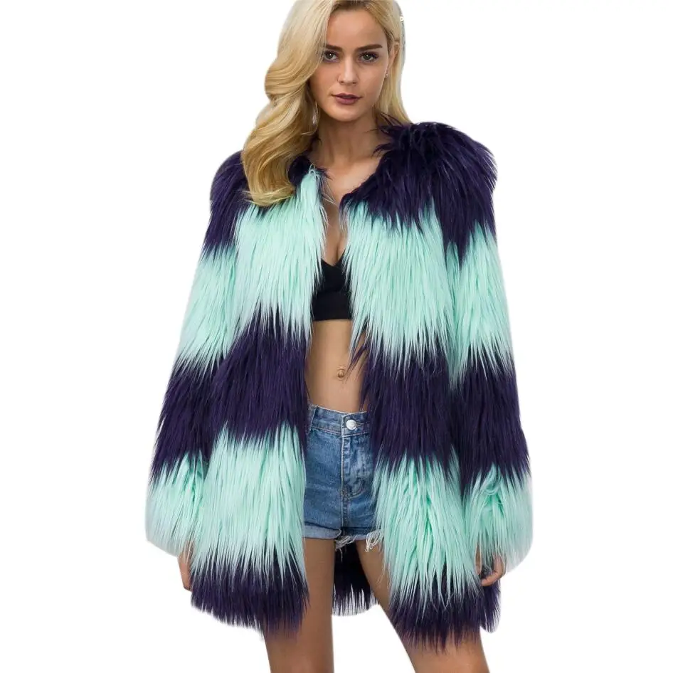 Женская Шуба из искусственного меха Boho, цветная шуба размера плюс с v-образным вырезом в богемном стиле на осень и зиму, 2018
Женская Шуба из искусственного меха Boho, цветная шуба размера плюс с v-образным вырезом в богемном стиле на осень и зиму, 2018