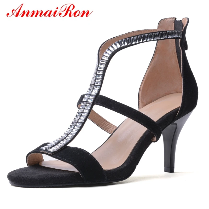 ANMAIRON New Fashion Women Kid Suede Zapatos De Mujer Sandals Women Zip Basic Women Sandals 2019 Size 33-42 LY701
ANMAIRON New Fashion Women Kid Suede Zapatos De Mujer Sandals Women Zip Basic Women Sandals 2019 Size 33-42 LY701