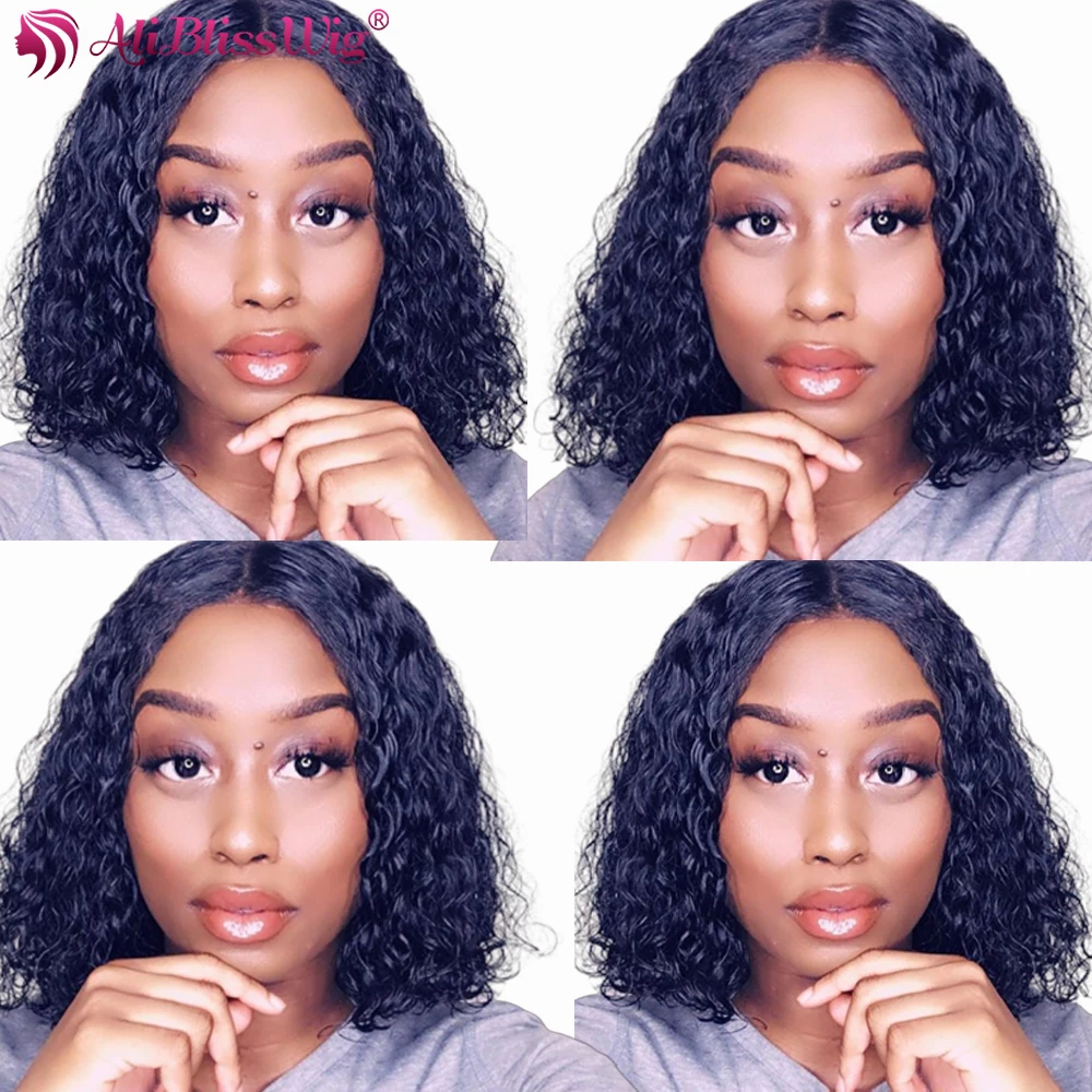 13x4 Lace Front Human Hair Wigs For Black Women Brazilian Remy Curly Bob Lace Front Wigs Pre Plucked With Bady Hair ALIBLISSWIG
13x4 Lace Front Human Hair Wigs For Black Women Brazilian Remy Curly Bob Lace Front Wigs Pre Plucked With Bady Hair ALIBLISSWIG
